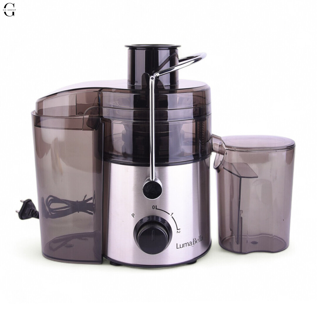 Соковыжималка LumaBella LB-53004 800 Вт, центробежная, защита от перегрева, горловина 65 мм